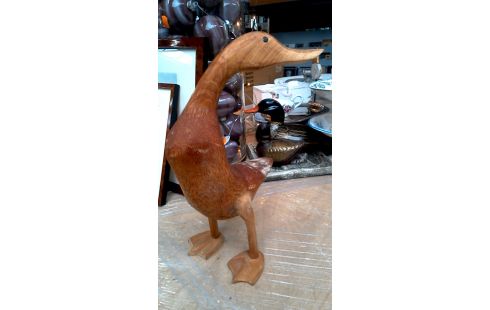 STATUE, , BOIS, , CANARD