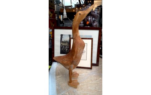 ESTATUA, , MADERA, , PATO