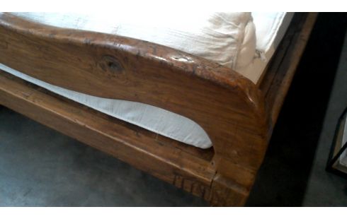 BANK + LEUNING ZETEL TEAK OOSTERS STOF ECRU