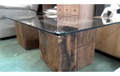 MESA DE SALÓN, , MADERA HIELO