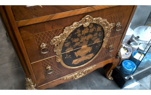 ESCAPARATE ITALIANO, , MARQUETERÍA BRONCE BISELADO HIELO