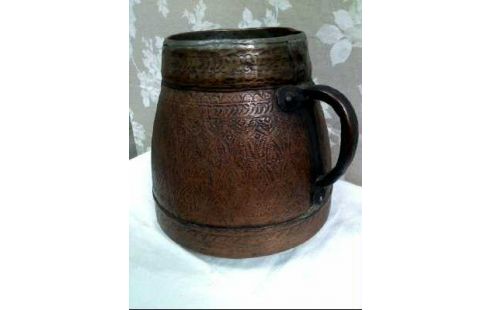 KESSEL KUPFERF. ORIENTALISCH VERZIERT