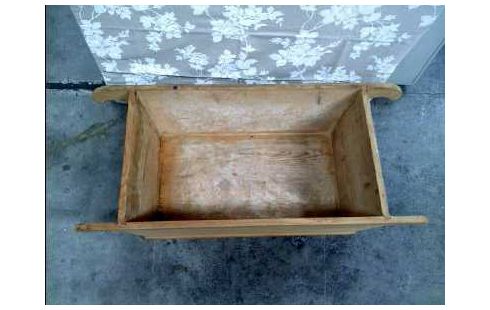 TEIGTROG HOLZ HELL MIT TRAGEGRIFFEN