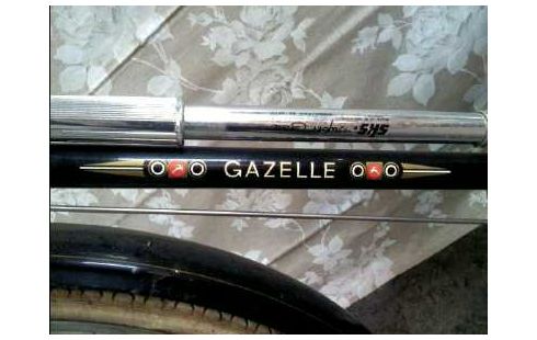 FAHRRAD <GAZELLE> DEKORIERT SCHWARZ