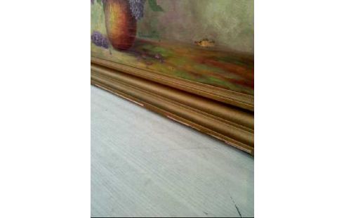 GEMÄLDE I.R. BLUMEN <Z. Z.> KL. DEFEKT