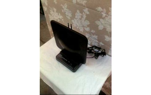 ZIMMERANTENNE <TURBO> SCHWARZ FÜR CAMPING