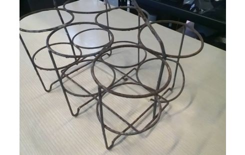 PORTE BOUTEILLE FER ANCIEN