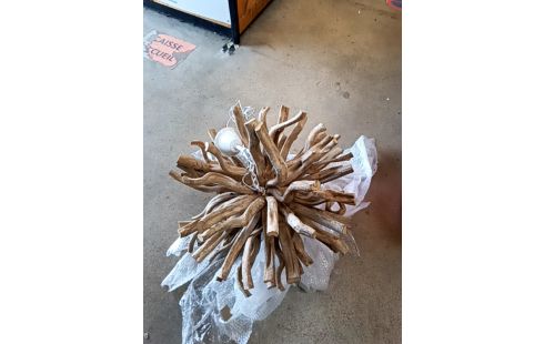 LUSTRE GM BOIS FLOTTÉ