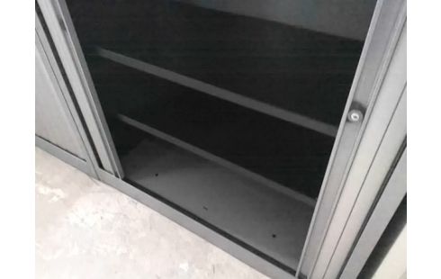 ARMOIRE METALLIQUE GRISE L100 (SANS CLEF)