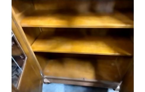 VITRINE 2P MERISIER (SANS SERRURE)