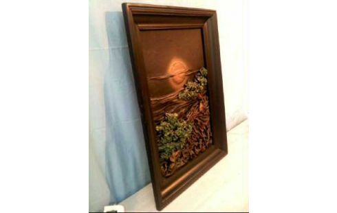 LEDERBILD I.R. <SONNENUNTERGANG>