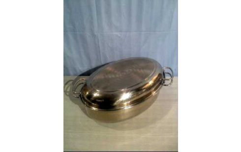 BRÄTER + DECKEL OVAL SILBERFARBEN >SSW>