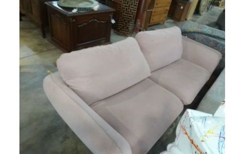 CANAPE 3 PLACES VIOLET EN L'ETAT