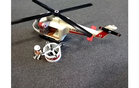 HELICOPTERE JOUET Playmobile vintage