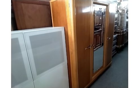 ARMOIRE 3P +MIROIR + LIT 140X190