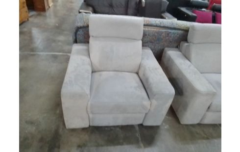 CANAPE 2 PLACES ELECTRIQUE GRIS + 1 FAUTEUIL ÉLECTRIQUE EN L'ETAT