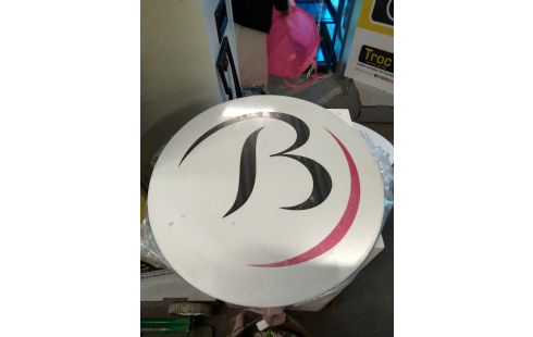 PANNEAU ROND VIN DE BOURGOGNE