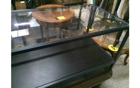 TABLE BASSE PLATEAU VERRE