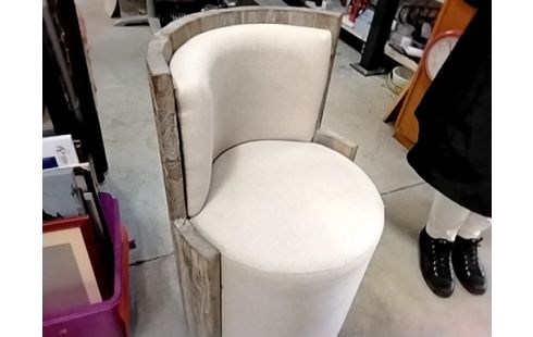 FAUTEUIL COURBE BOIS EXOTIQUE