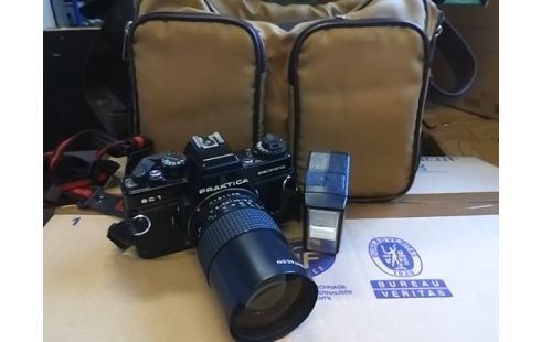 APPAREIL PHOTO PRAKTICA BC 1 AVEC FLASH ET SACOCHE