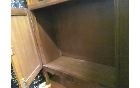 MEUBLE BOIS 2 PORTES/ 1 NICHE