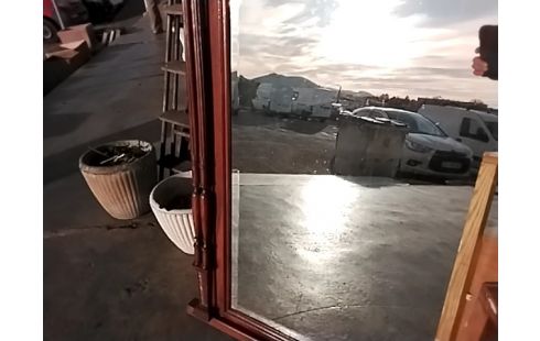 MIROIR BISEAUTE BOIS STYLE H2