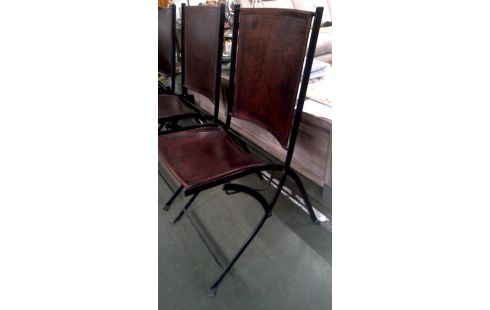 4 STOELEN SMEEDIJZER