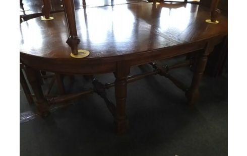 TABLE OVALE + 2 ALLONGES