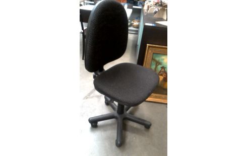 BUREAUSTOEL ZWART STOF MOBIEL