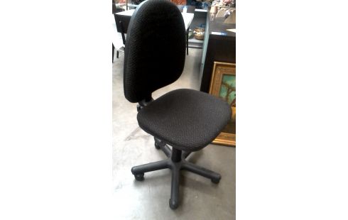 BUREAUSTOEL ZWART STOF MOBIEL