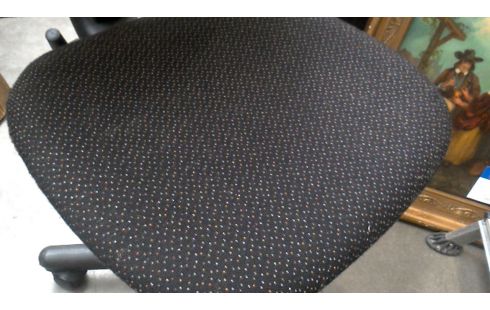 BUREAUSTOEL ZWART STOF MOBIEL