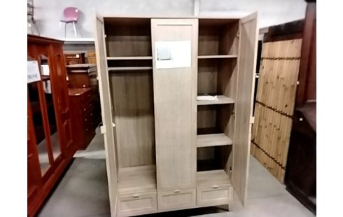 ARMOIRE DTLM1252075 3 PORTES / 3 TIROIRS MODERNE