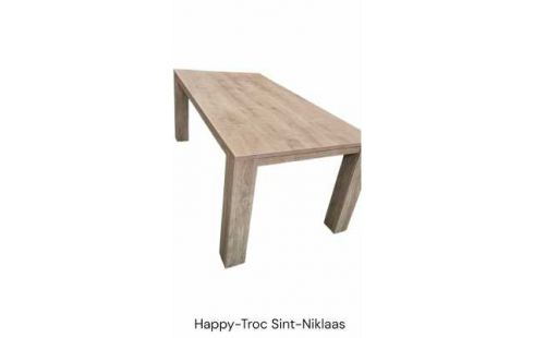 TAFEL EETKAMER HOUT LOOK