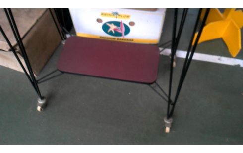 APARADOR AÑADA, , MÓVIL BURDEOS FÓRMICA NEGRO