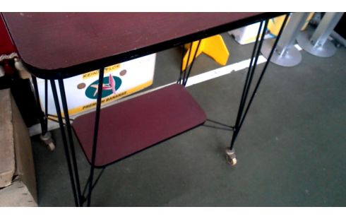 APARADOR AÑADA, , MÓVIL BURDEOS FÓRMICA NEGRO