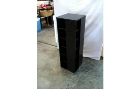 CD-SCHRANK SCHW. HOLZ 24-EBEN.