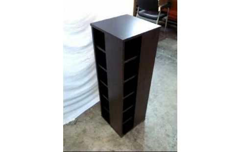 CD-SCHRANK SCHW. HOLZ 24-EBEN.