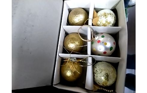 DECORATION DE NOEL LOT DORE