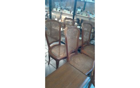 LOT DE 5 CHAISES 
