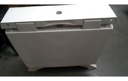 TABLE DE JARDIN BLANCHE PVC PLIANT