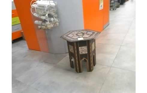 TABLE COQUILLAGE NACRE INCRUSTE ST SYRIENNE