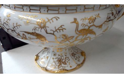 MILIEUD DE TABLE  JARDINIERE WIT/GOUD