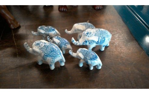 ELEPHANT LOT DE 6