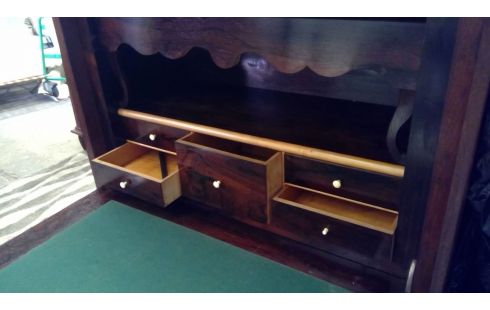 SECRETAIRE CHARLES X  ACAJOU CITRONNIER