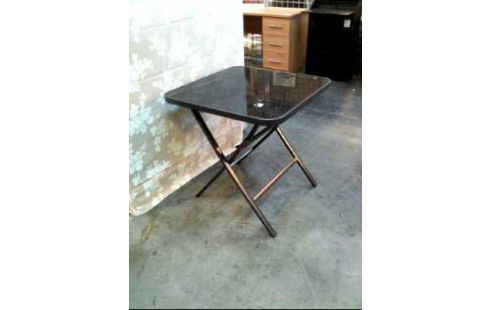 GARTENTISCH METALL SCHWARZ KLAPPBAR