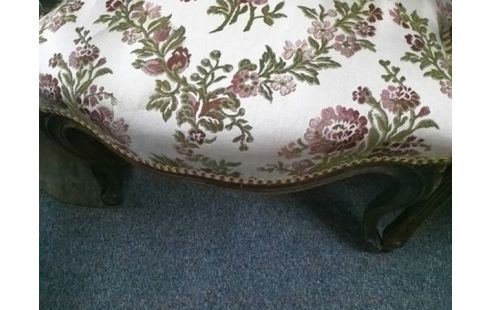FAUTEUIL TISSU MOTIF FLEURS