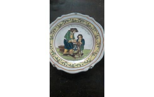 ASSIETTES DECORATIVE  LA PAIRE