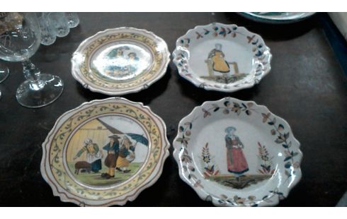 ASSIETTES DECORATIVE  LA PAIRE