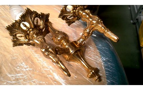 MUURLAMP DUBBEL KOPER