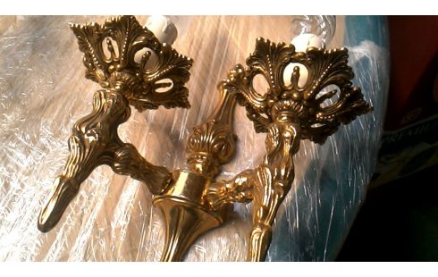 MUURLAMP DUBBEL KOPER